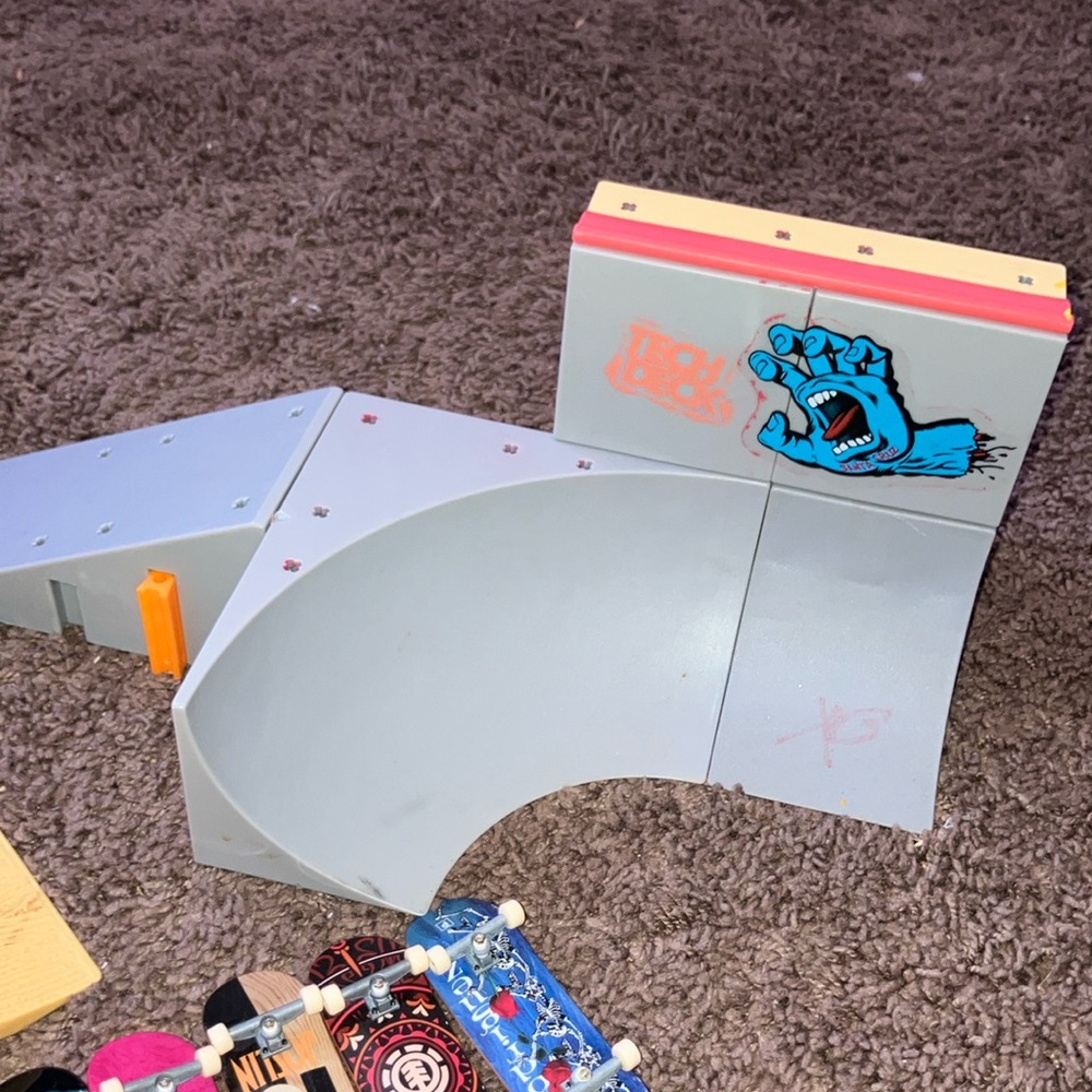 Tech deck ramp set